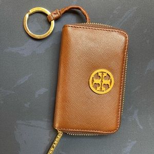 Tory Burch card case with key chain
